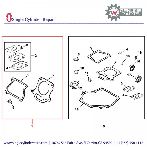 Wacker 5000086953 SET GASKET