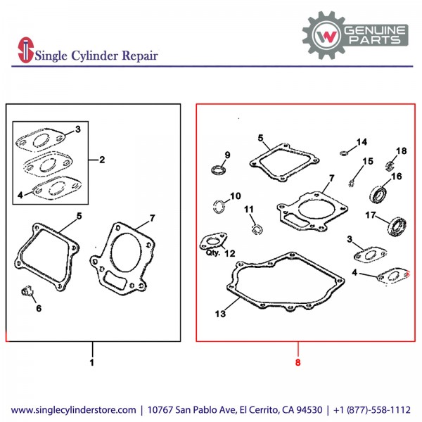 Wacker 5000086954 KIT VALVE OVERHAUL