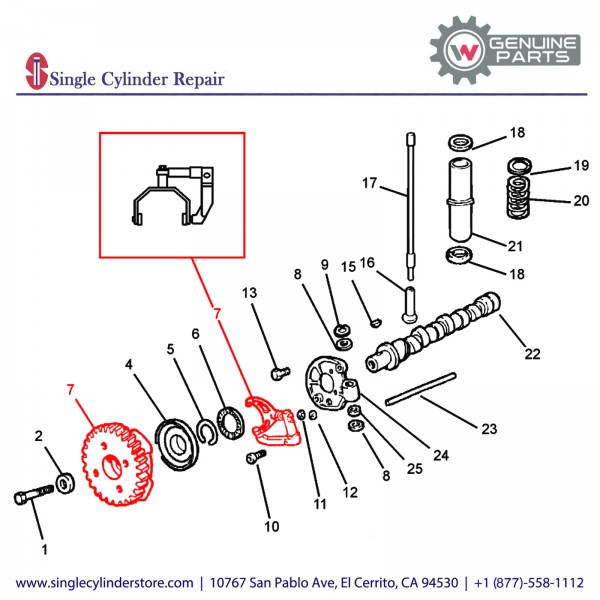 Wacker 5000086988 GOVERNOR FORK