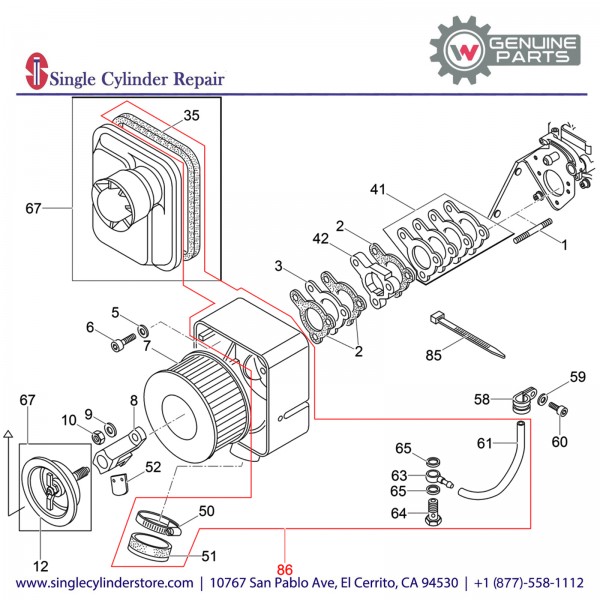 Wacker 5000097829 Housing