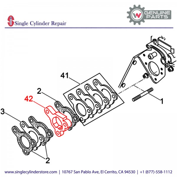 Wacker 5000104451 Flange Intermediate