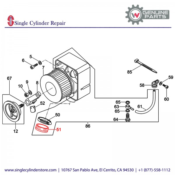 Wacker 5000104460 Cap Protective