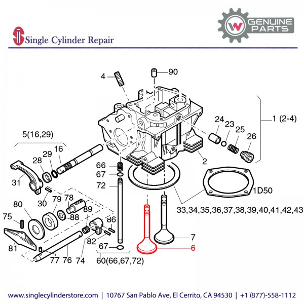 Wacker 5000105043 Valve Inlet