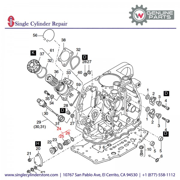 Wacker 5000106530 Valve