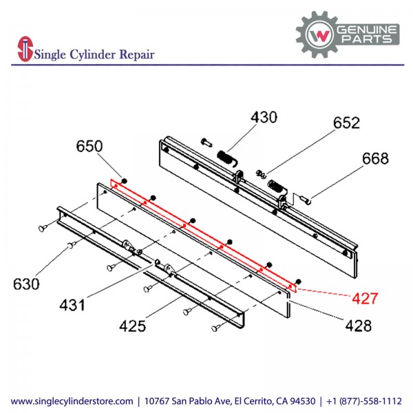 Wacker 5000111038 Plate