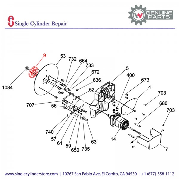 Wacker 5000114856 Hub