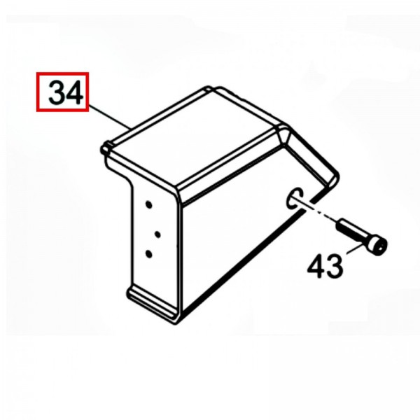 Wacker 5000124498  ELEMENT-SIDE LEFT