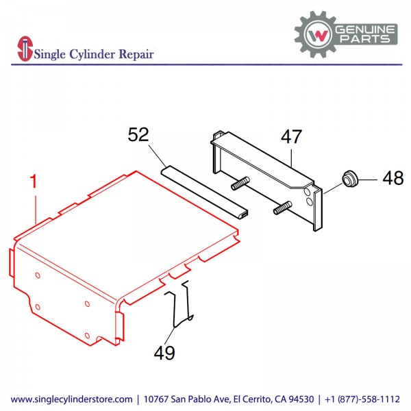 Wacker 5000151460 Cover Plate