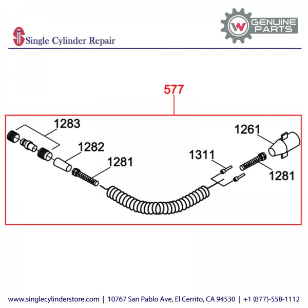 Wacker 5000154417 Charging cable