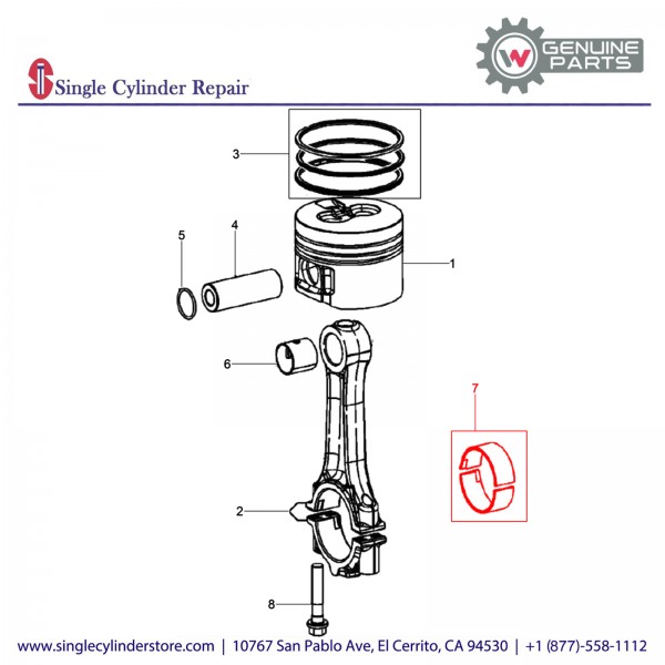 Wacker 5000155691 Bearing