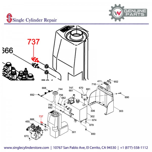 Wacker 5000157189 Valve