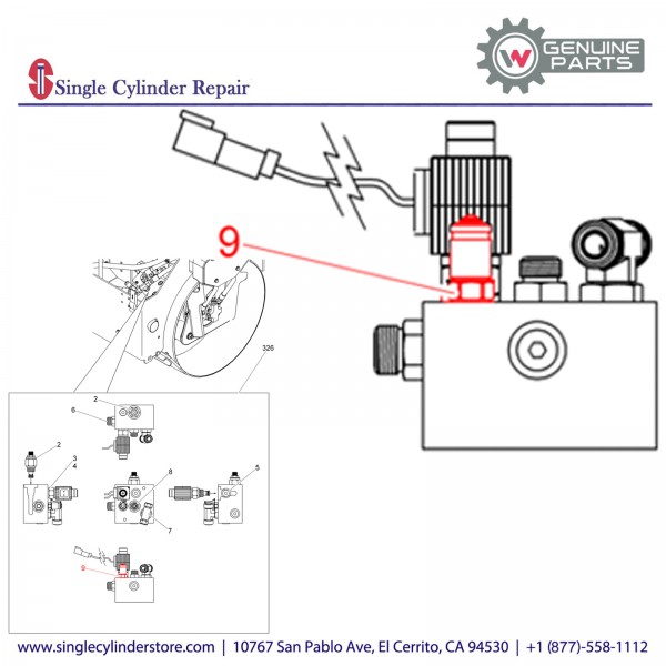 Wacker 5000160864 Test fitting w/cap