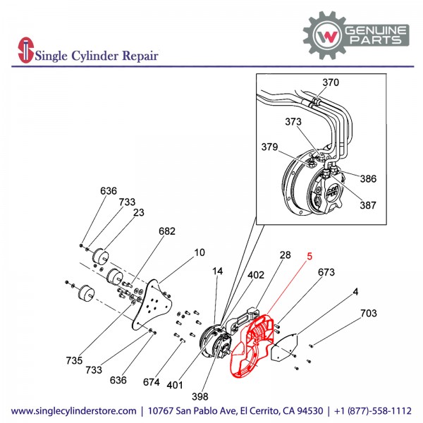 Wacker 5000161189 Bracket