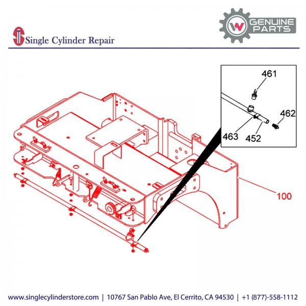 Wacker 5000161703 Front frame