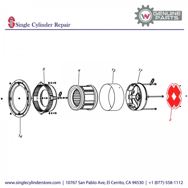 Wacker 5000163103 Seal