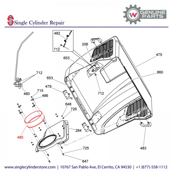 Wacker 5000164822 Seal