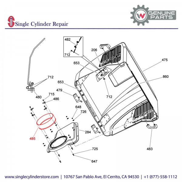 Wacker 5000164823 Seal