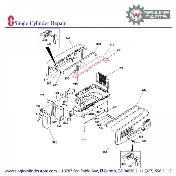 Wacker 5000165113 Bracket