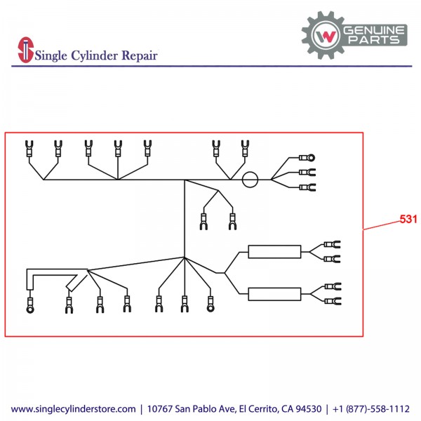 Wacker 5000165219 Wiring Harness