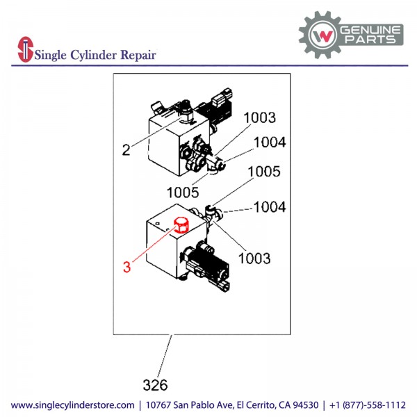 Wacker 5000165398 Check valve