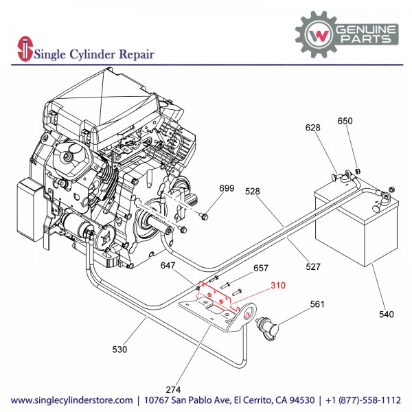 Wacker 5000165509 Connector bracket