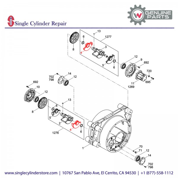 Wacker 5000171034 Eccentric weight