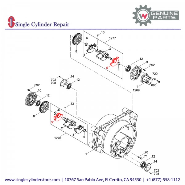 Wacker 5000171035 Eccentric weight