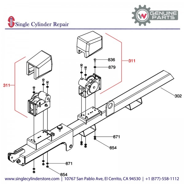 Wacker 5000171199 Winch Power