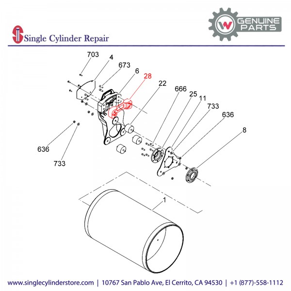 Wacker 5000172811 Spacer