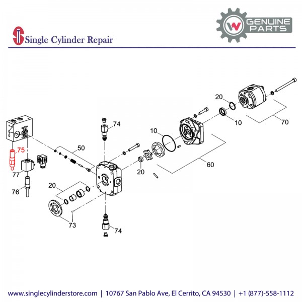 Wacker 5000172838 Valve