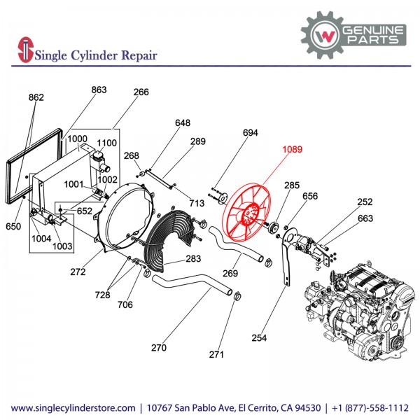 Wacker 5000172966 Fan