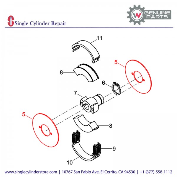 Wacker 5000175056 Clutch Housing