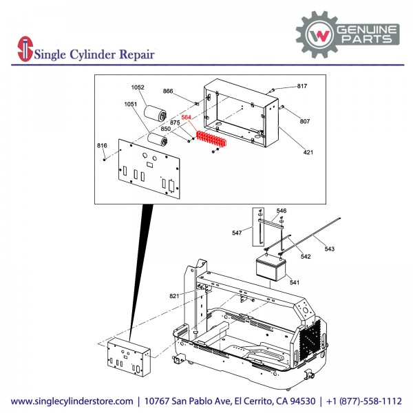 Wacker 5000176461 Terminal Block