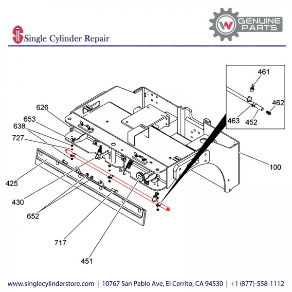 Wacker 5000177458 Spray bar