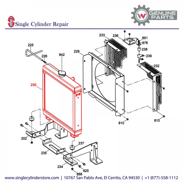 Wacker 5000179989 Radiator