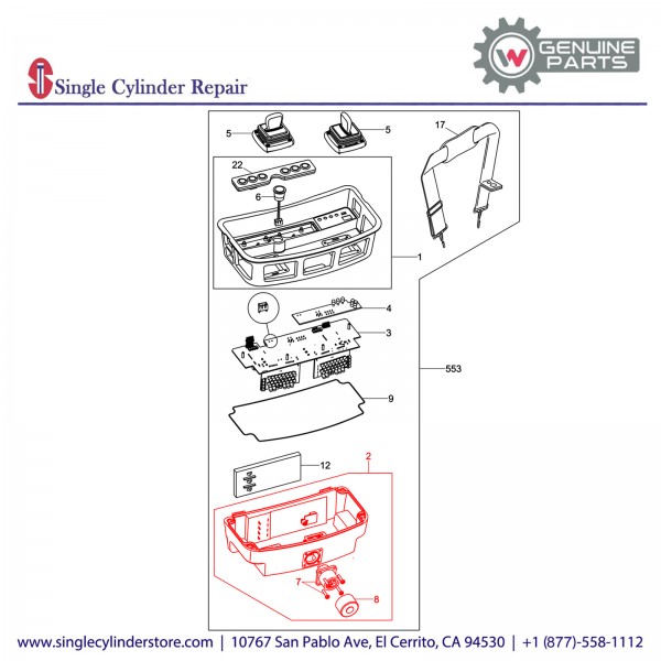 Wacker 5000180315 Lower housing