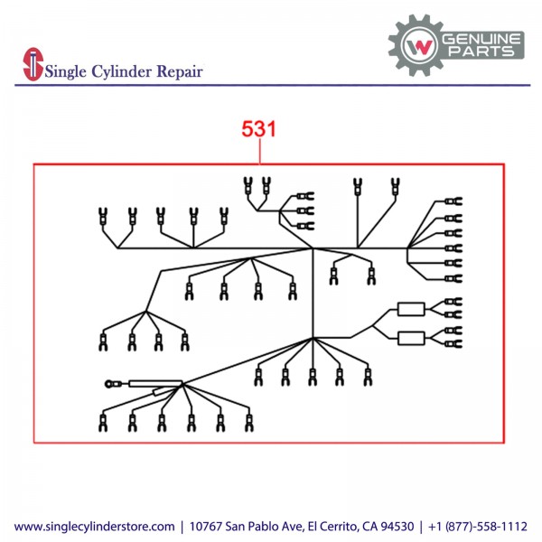 Wacker 5000181559 Wiring Harness