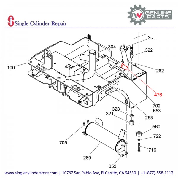 Wacker 5000181875 Bracket