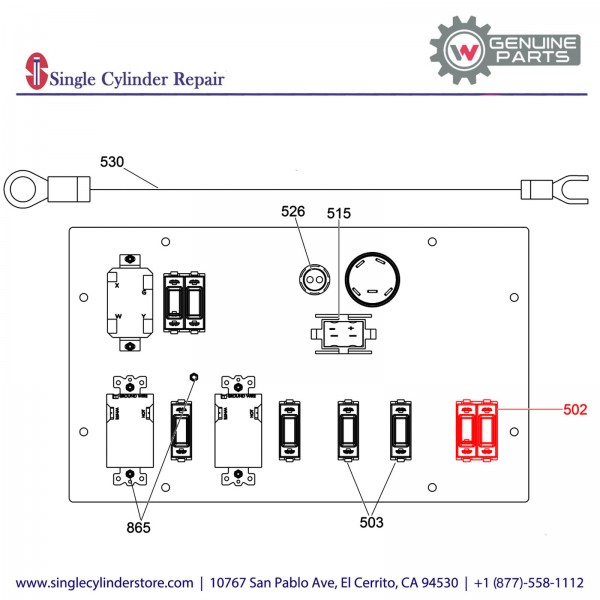 Wacker 5000182413 Breaker Main