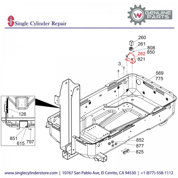 Wacker 5000183032 Bracket Relay