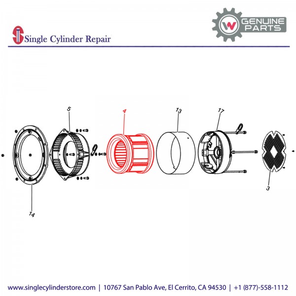 Wacker 5000183330 Stator