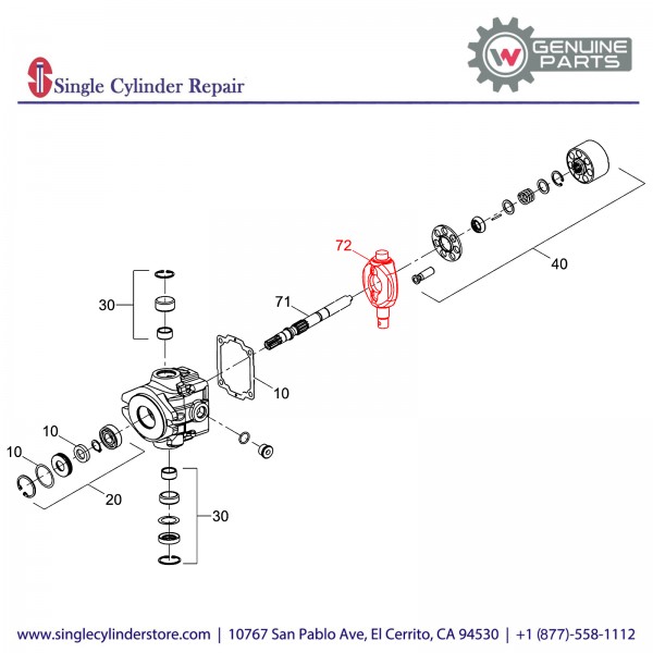 Wacker 5000183381 Swashplate