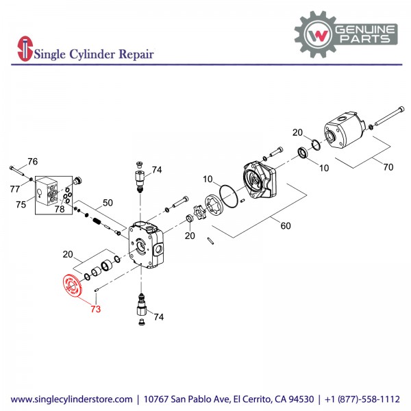 Wacker 5000183384  Port plate