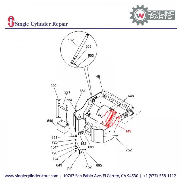 Wacker 5000186624 Rod