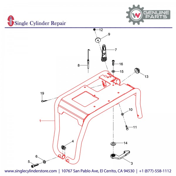 Wacker 5000200630 Protective frame