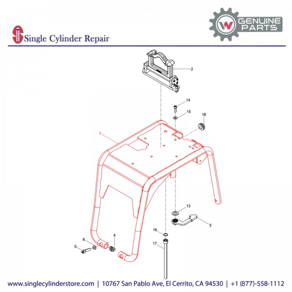 Wacker 5000200635 Protective Frame