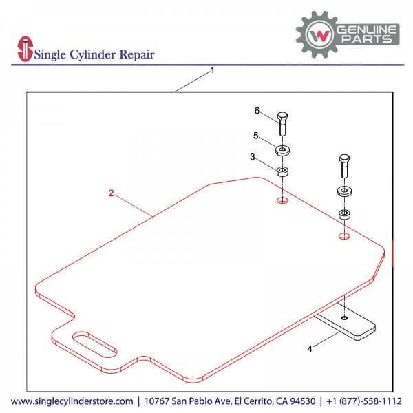 Wacker 5000200654 Urethane Plate