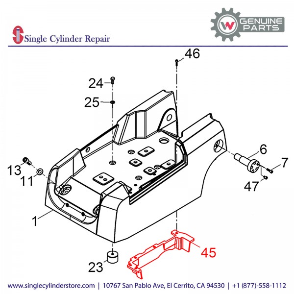 Wacker 5000201877 Stone guard