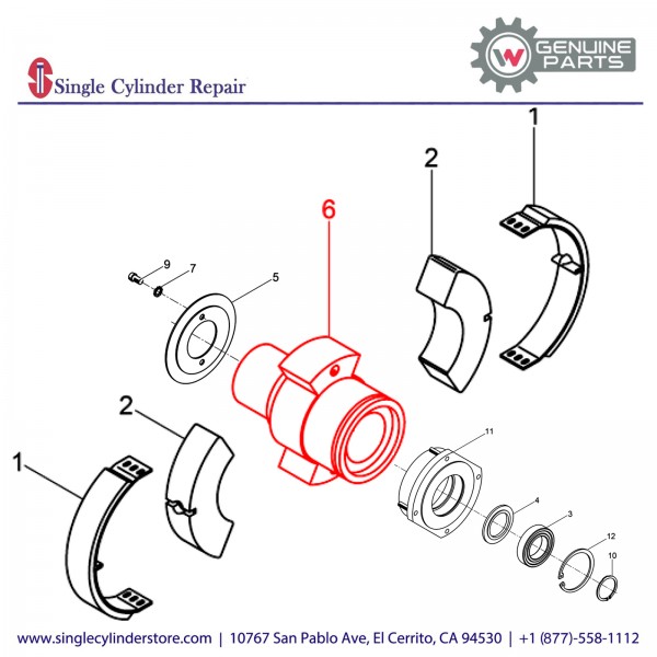 Wacker 5000201906 Hub