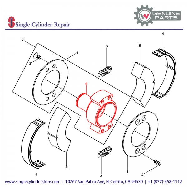 Wacker 5000201993 Hub